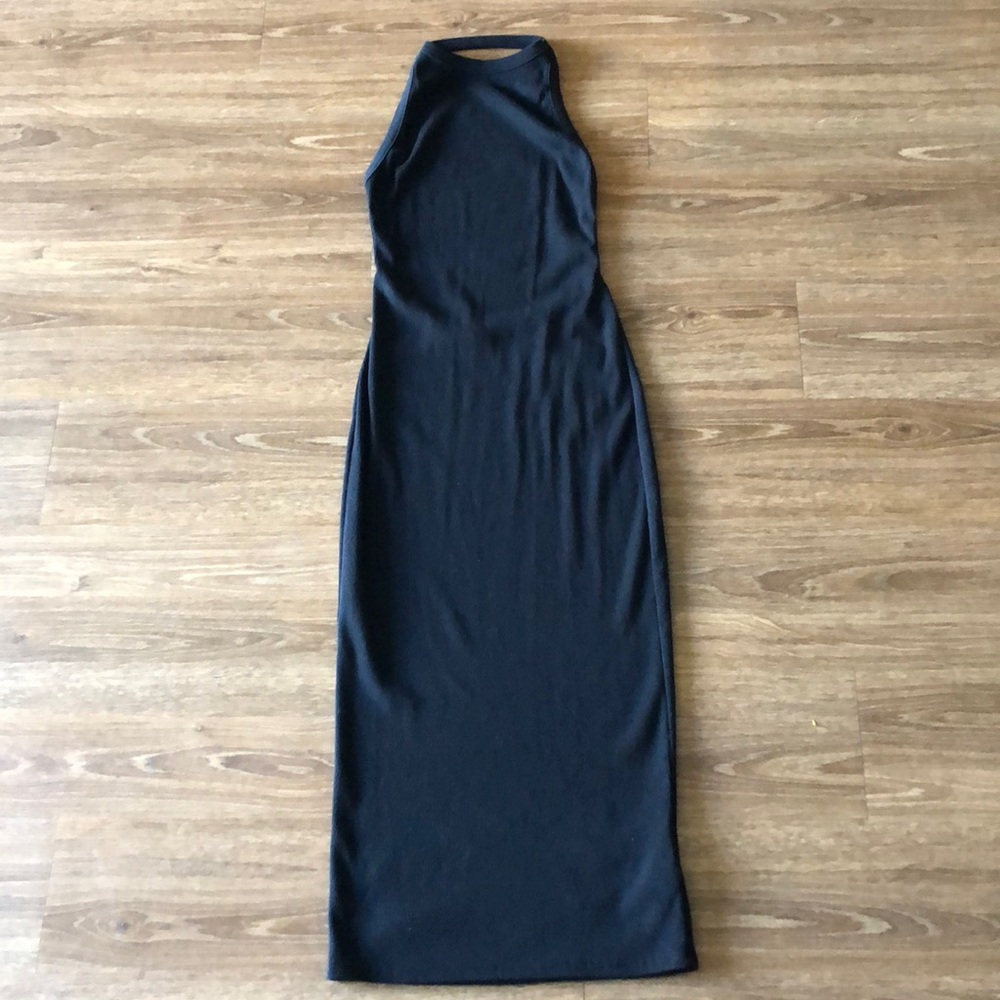 Black Backless Dress